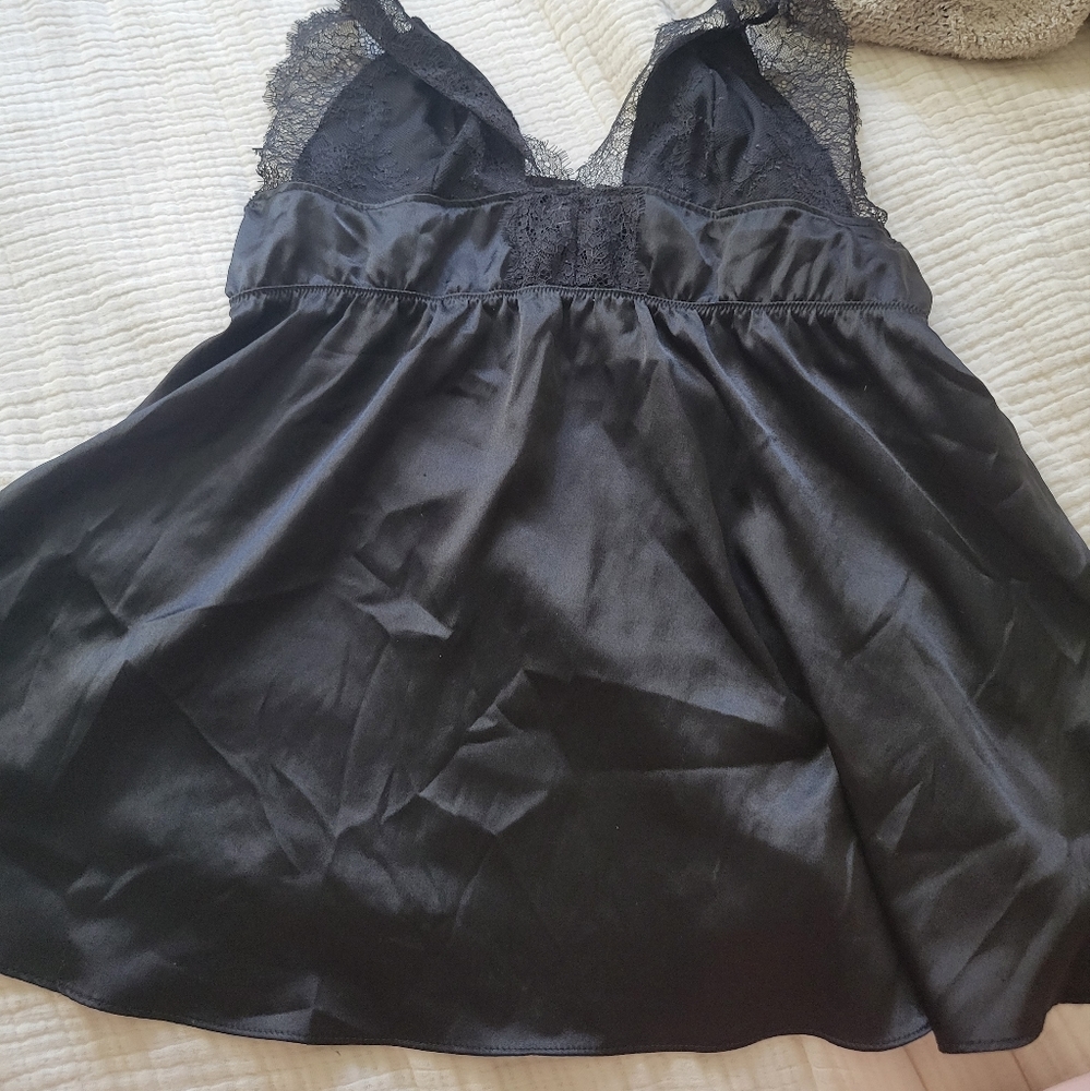 Satin cami slip